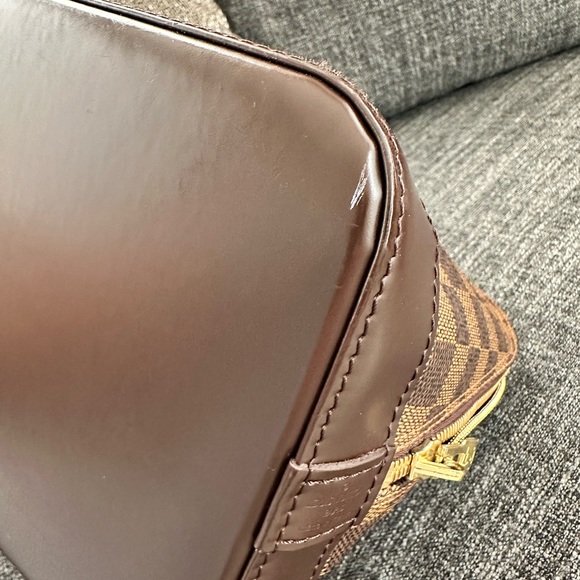 Authentic Louis Vuitton Damier Ebene Alma PM - Picture 8 of 9